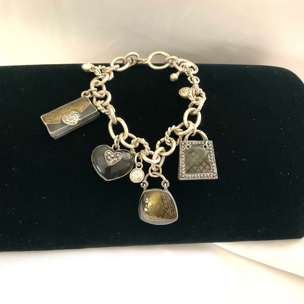 Shop Til You Drop Charm Bracelet (Purses)
